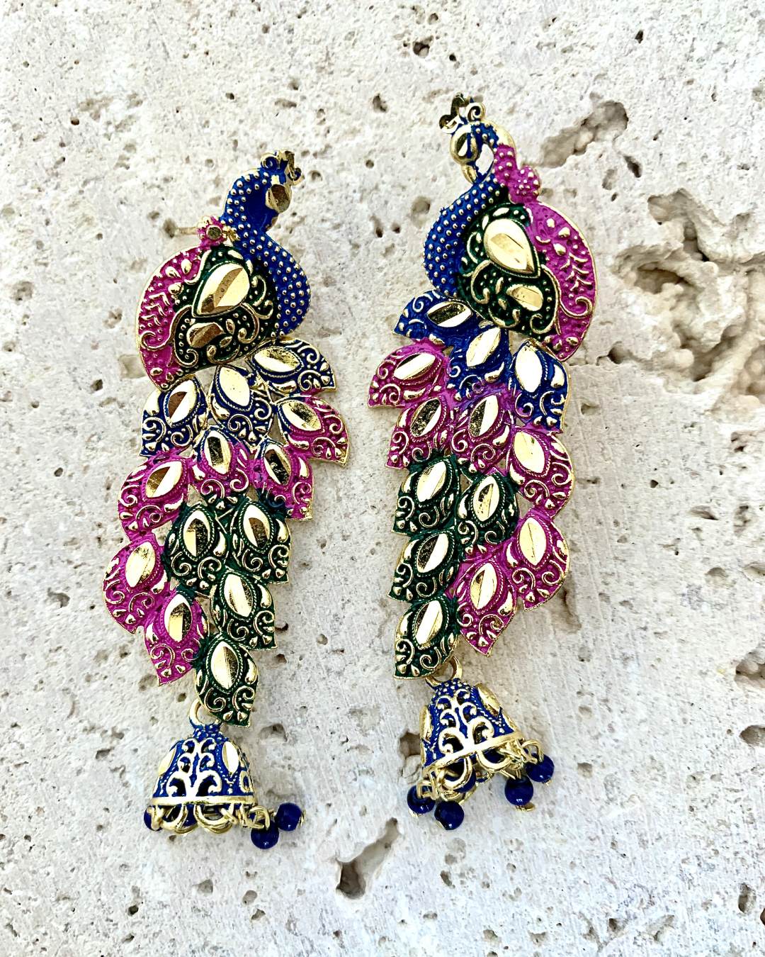 Peacock Earrings