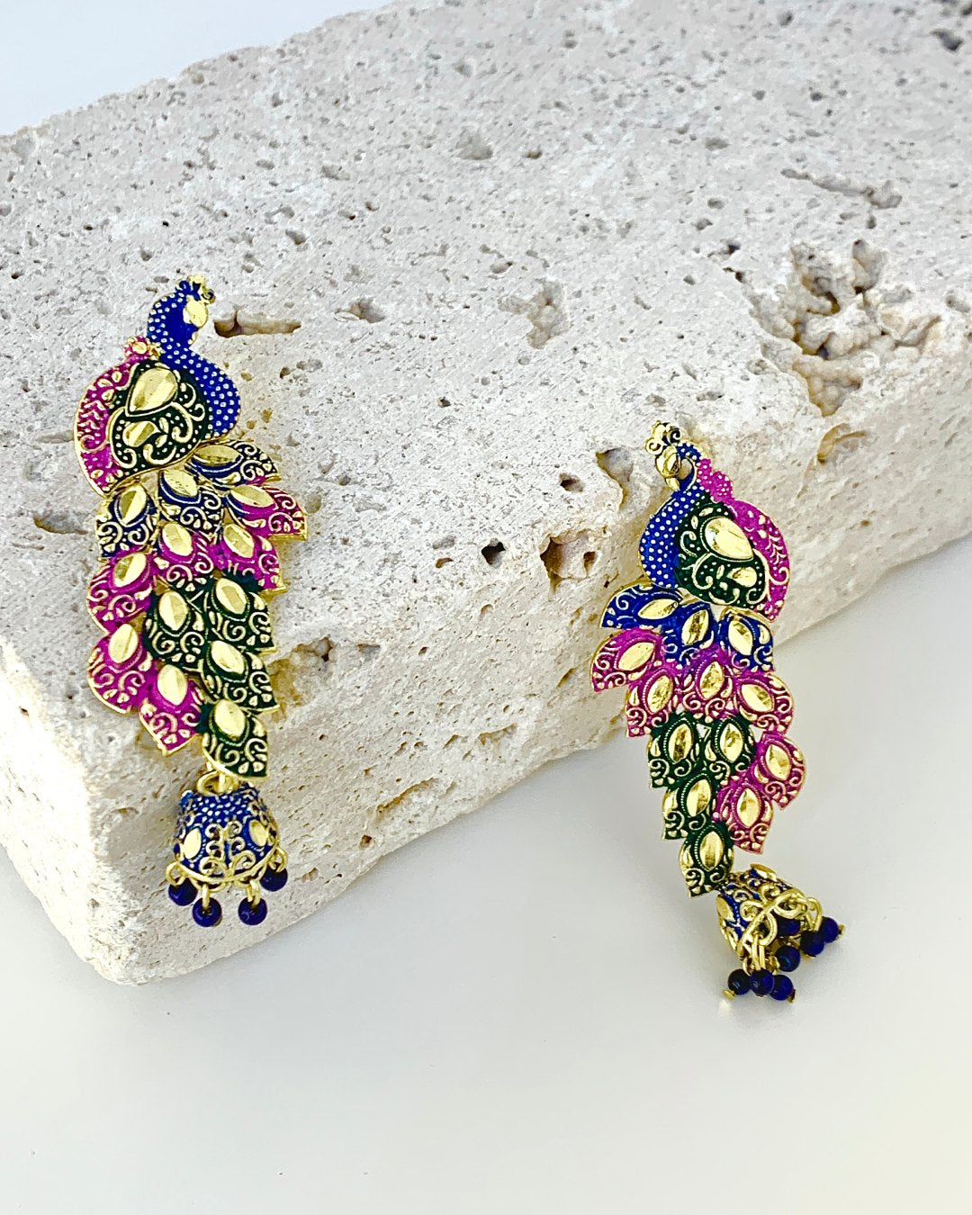 Peacock Earrings