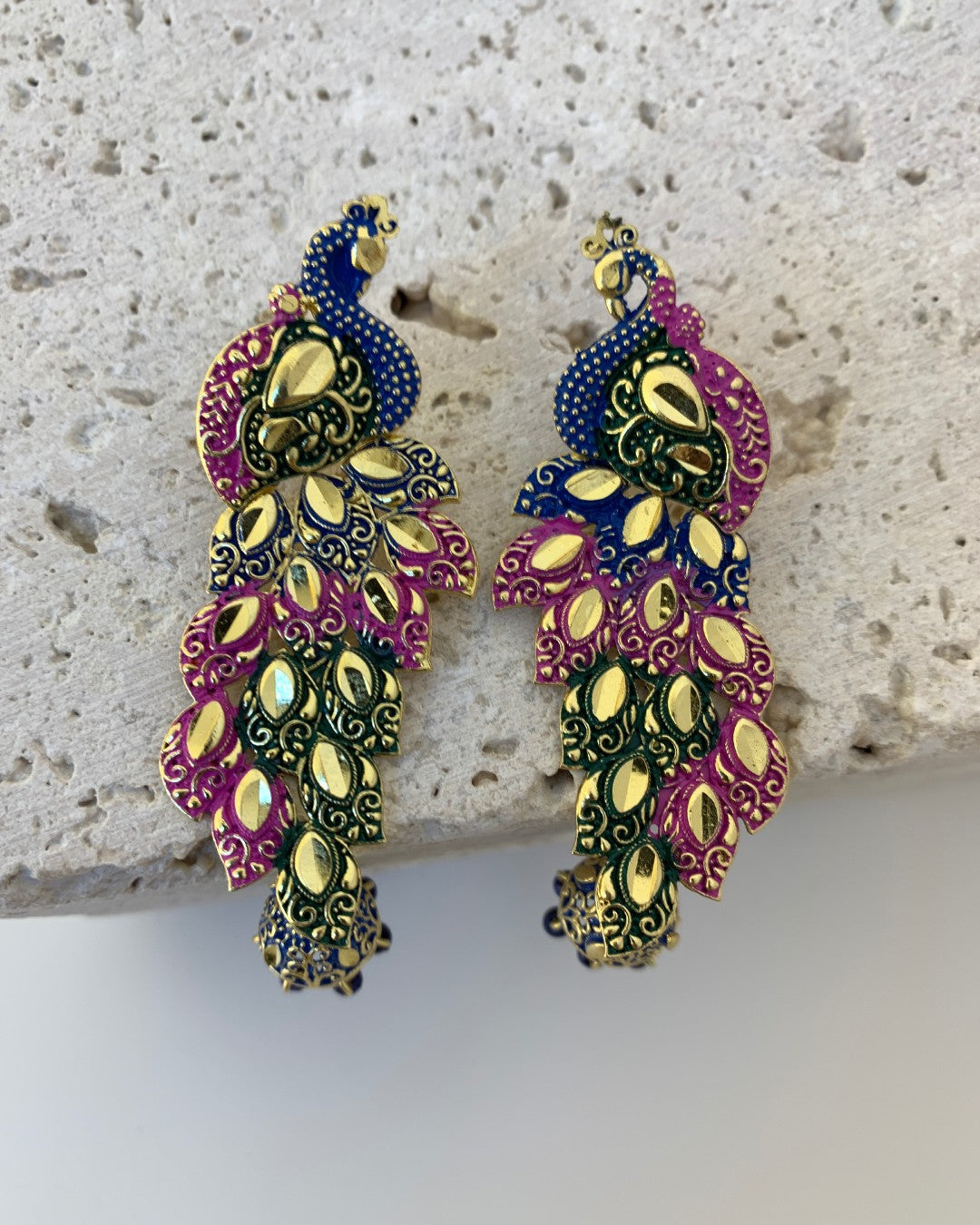 Peacock Earrings